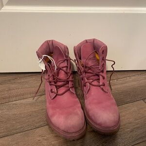 Pink timberlands